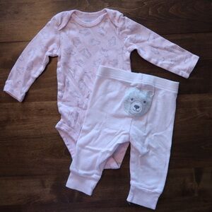 Carter's Soft Pink Baby Bodysuit